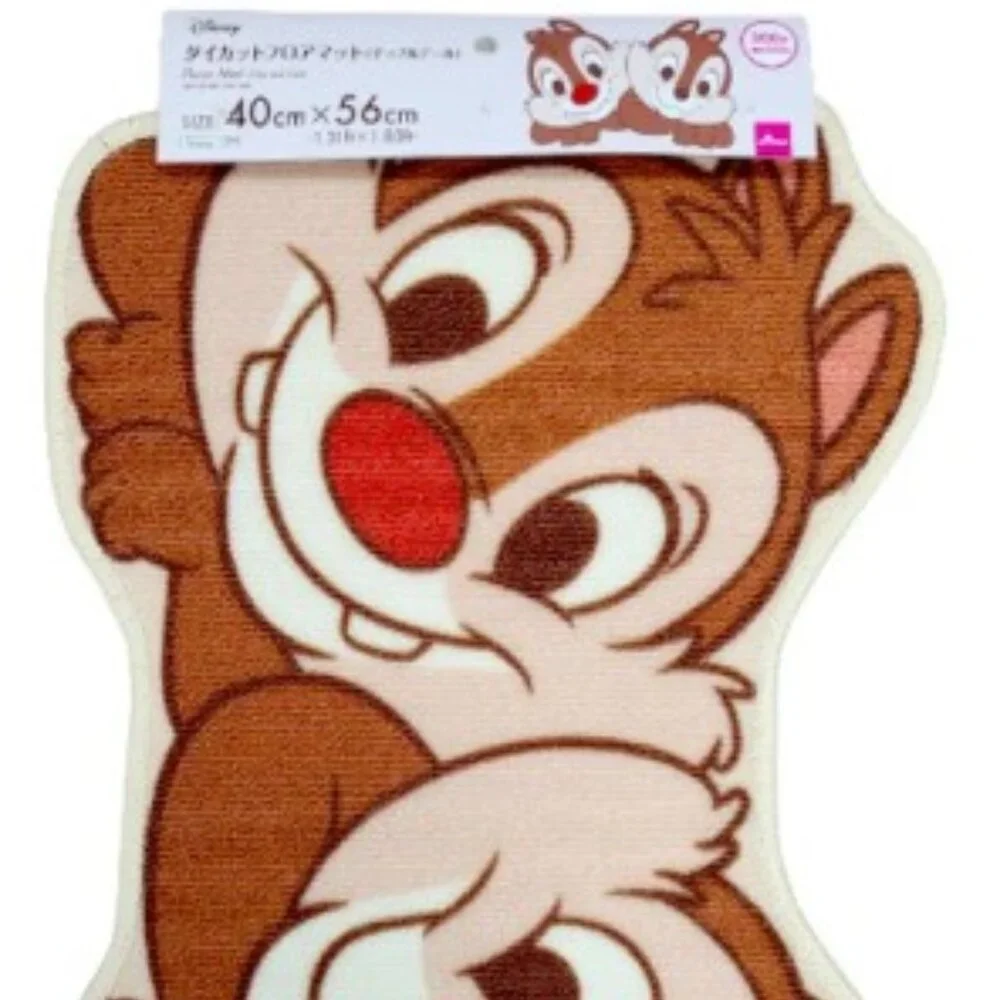 Disney Rug Chip and Dale Floor Bath Mat Pair